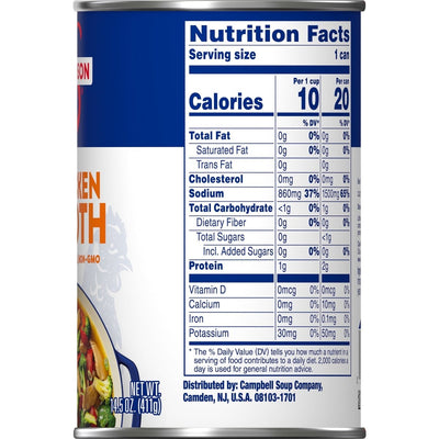 Swanson 100% Natural Gluten - Free Chicken Broth 14.5oz - A&E Foodstore