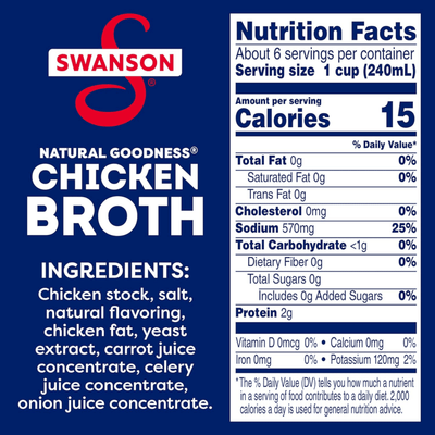 [Swanson] Natural Goodness Chicken Broth - 2lb - A&E Foodstore