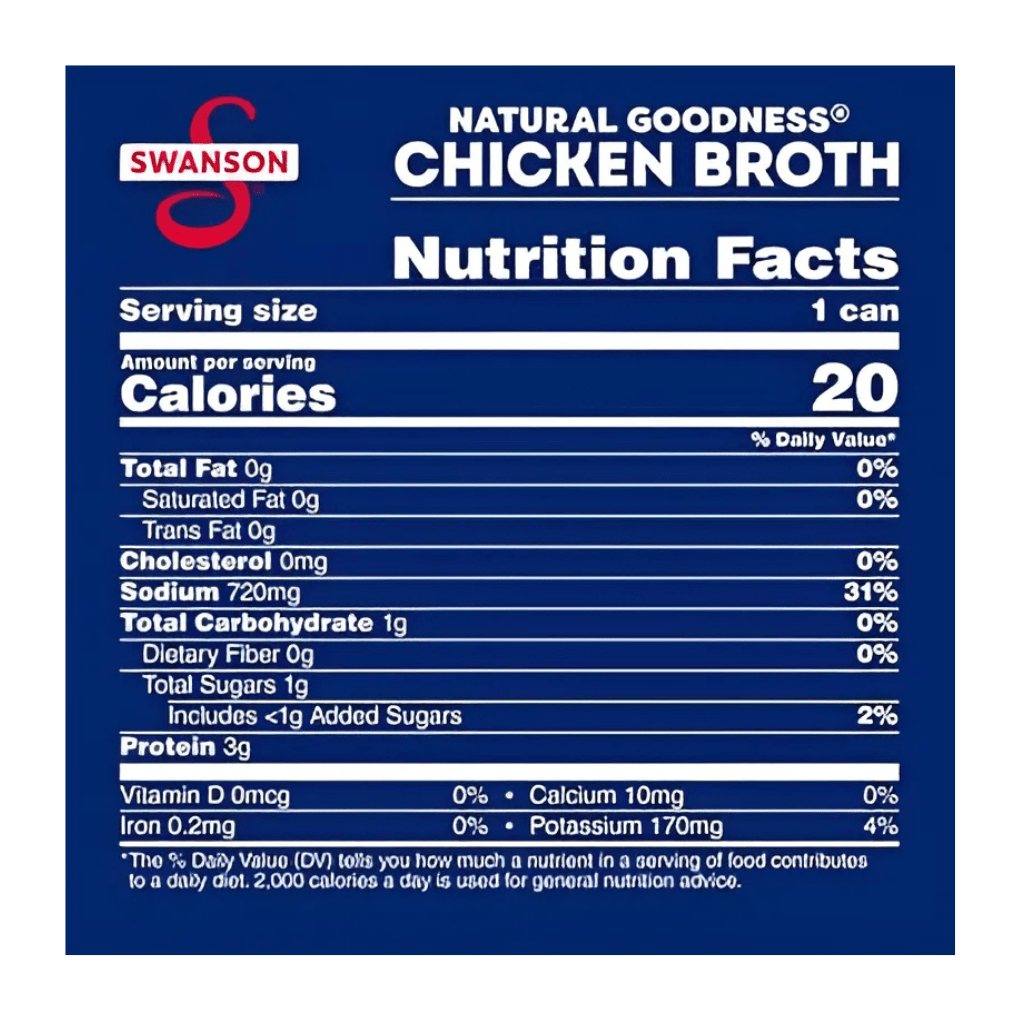 Swanson Natural Goodness Chicken Broth 33% Less Sodium 14.5oz - A&E Foodstore