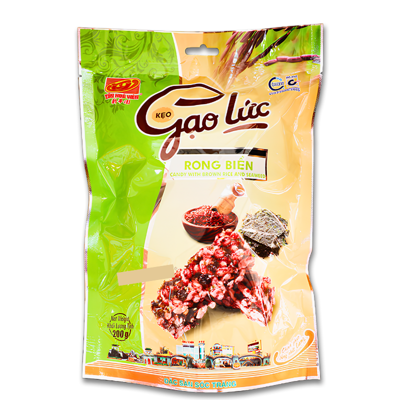 [Tan Hue Vien] Seaweed Brown Rice Crispy - 200g - A&E Foodstore