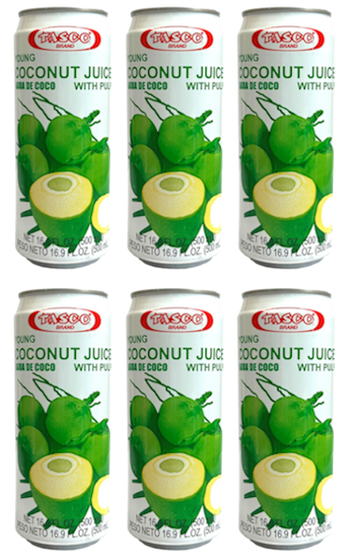 TASCO YOUNG COCONUT JUICE WITH PULP 500ml - A&E Foodstore