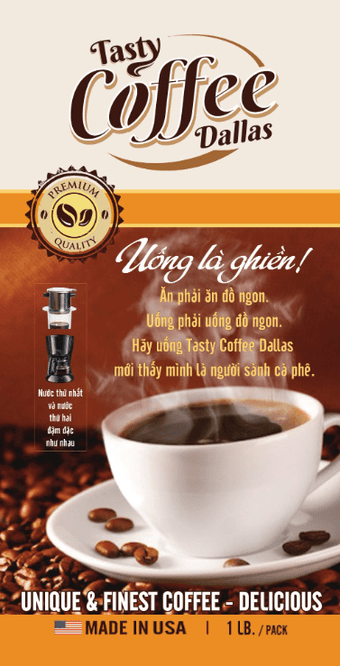 Tasty Coffee Dallas Ground Coffee 1 lb