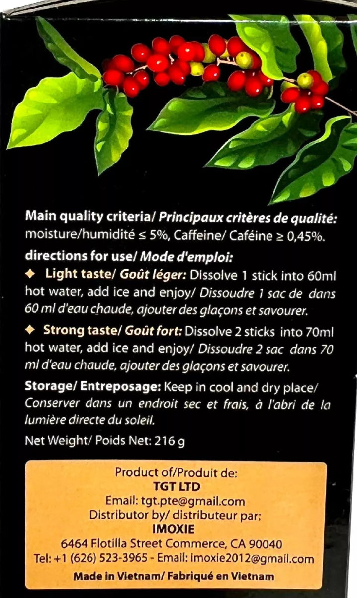 [TGT] Viet Nam Instant Iced Milk Coffee - 7.62 oz - A&E Foodstore