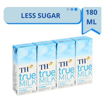 [TH] UHT Fresh Milk - Less Sugar - 180ml - A&E Foodstore