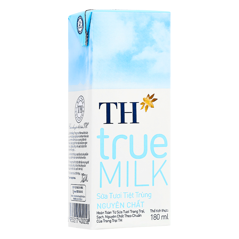 [TH] UHT Fresh Milk - Pure - 180ml - A&E Foodstore