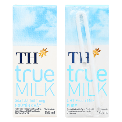[TH] UHT Fresh Milk - Pure - 180ml - A&E Foodstore