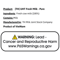 [TH] UHT Fresh Milk - Pure - 180ml - A&E Foodstore