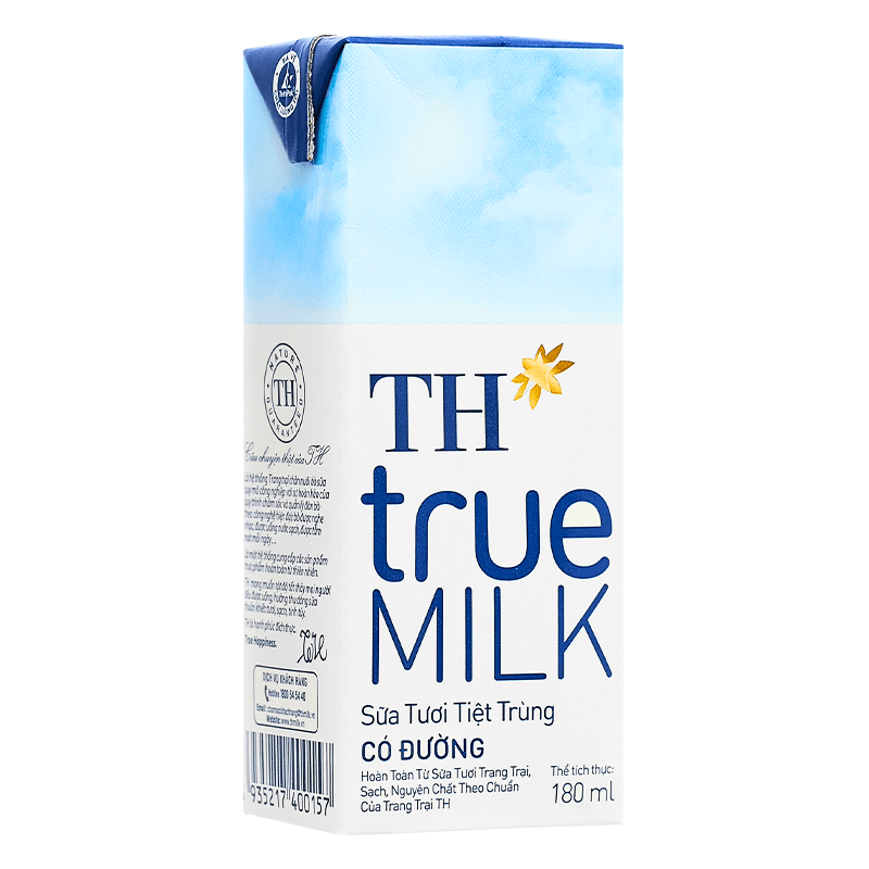 [TH] UHT Fresh Milk - Sweetened - 180ml - A&E Foodstore