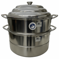 Swan 3-Tier 38cm Stainless Steel Steamer(SUS 304)