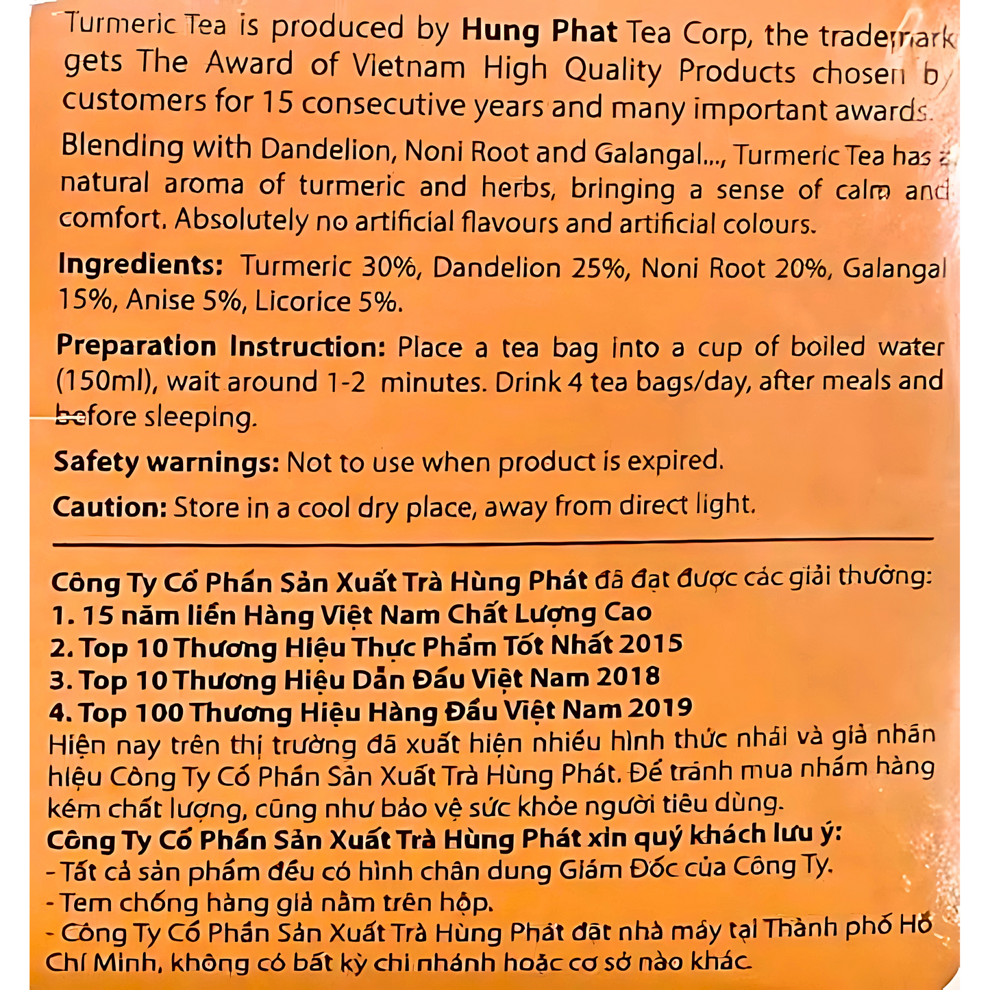 Hung Phat Turmeric Tea 50g