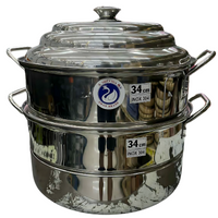 Swan 3-Tier 34cm Stainless Steel Steamer(SUS 304)