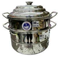 Swan 3-Tier 30cm Stainless Steel Steamer(SUS 304)