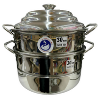 Swan 3-Tier 30cm Stainless Steel Steamer(SUS 304)