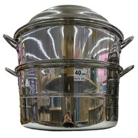 Swan 3-Tier 40cm Stainless Steel Steamer(SUS 304)