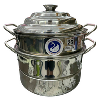 Swan 3-Tier 26cm Stainless Steel Steamer(SUS 304)
