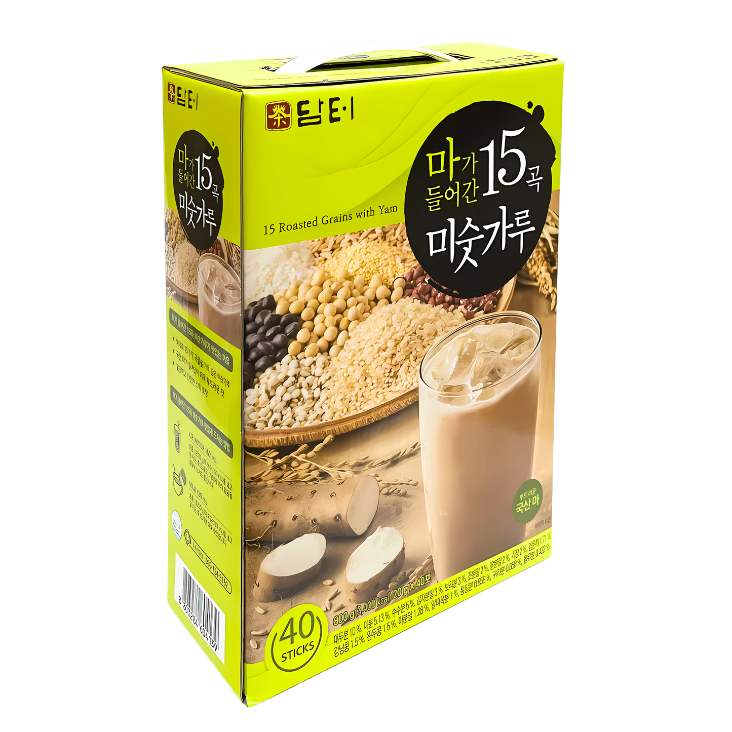 Wang Korea Yam & 15Grain Tea 40Sticks