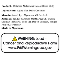 Calsome Nutritious Cereal Drink 750g