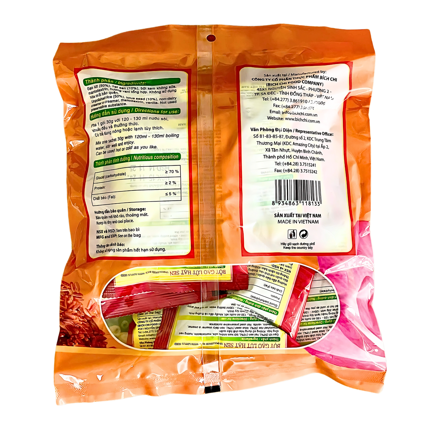 Vina Bich Chi Brown Rice with Lotus Seed 12.3oz