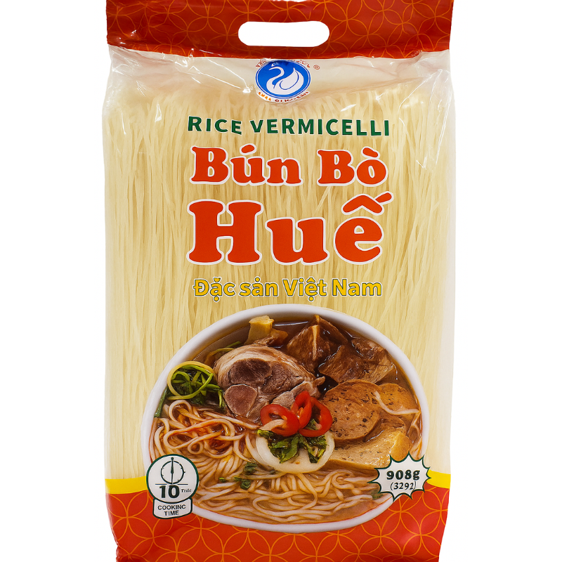 Swan Brand Rice Vermicelli (Bun Bo Hue) 32oz