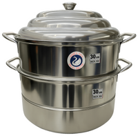 Swan 3-Tier 30cm Stainless Steel Steamer(SUS 304)