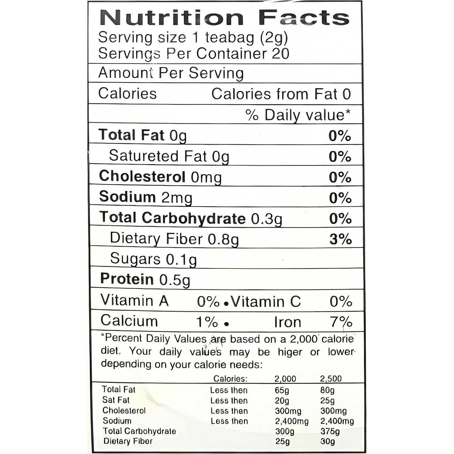 Best Taste Brand Turmeric Tea 1.4oz