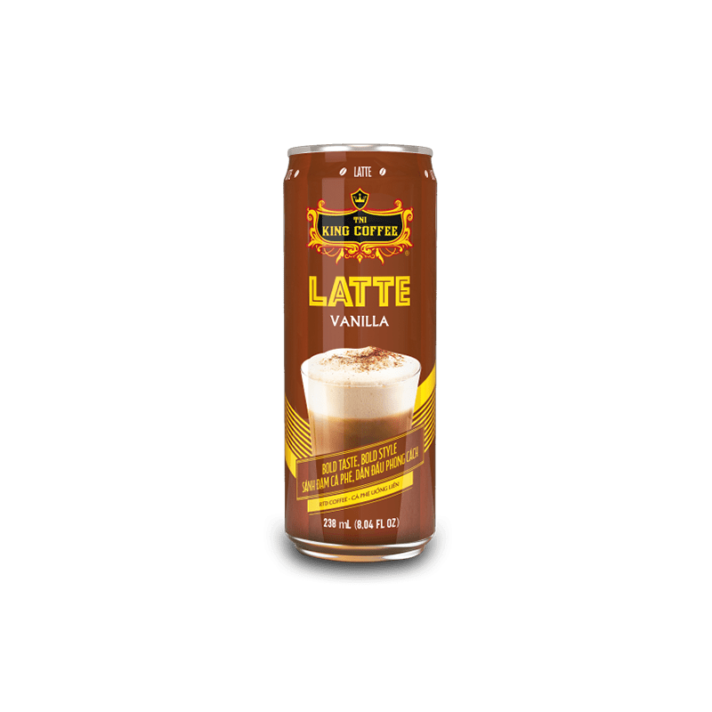 The King Coffee Latte Vanila 238ml - A&E Foodstore