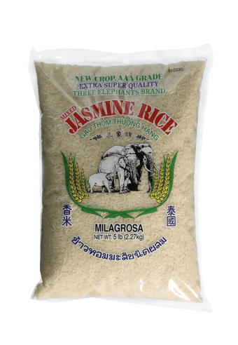 Three Elephants Thai Jasmine Rice 5lb