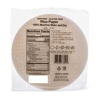 Three Ladies Brand Rice Paper 25cm 12 oz For Spring Rolls - A&E Foodstore