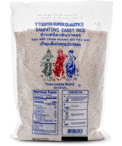 Three Ladies Brand Sweet Rice 5 lb - A&E Foodstore