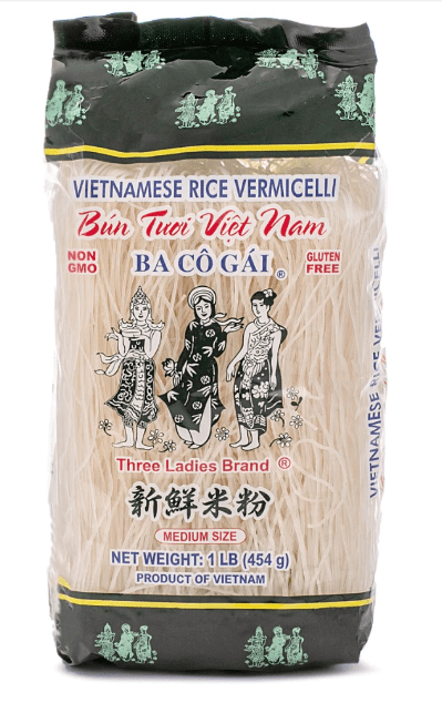 Three Ladies Brand Vietnamese Rice Vermicelli 16 oz - A&E Foodstore