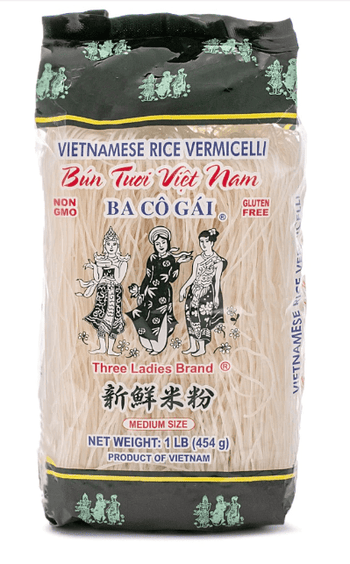 Three Ladies Brand Vietnamese Rice Vermicelli 16 oz - A&E Foodstore