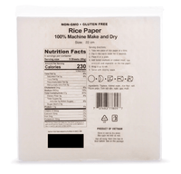 [THREE LADIES] Machine Square Rice Paper 22cm - 12 oz - A&E Foodstore