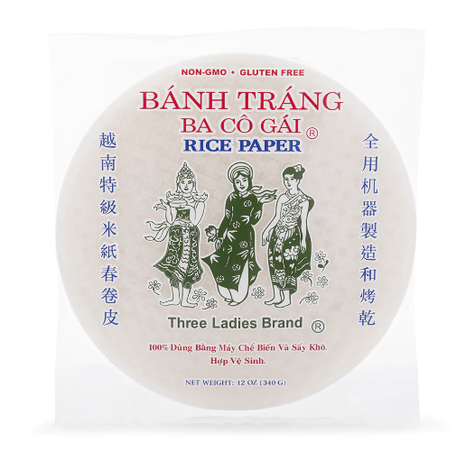 Three Ladies Rice Paper 22cm 340 g - A&E Foodstore