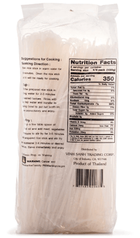 Three Ladies Rice Stick Banh Pho Viet Mien Lao 14 oz - A&E Foodstore