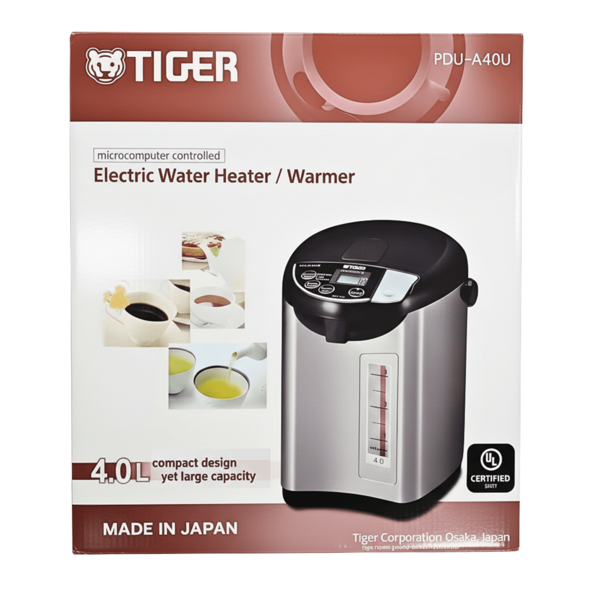 Tiger Electric Water Heater Warmer 4L - A&E Foodstore