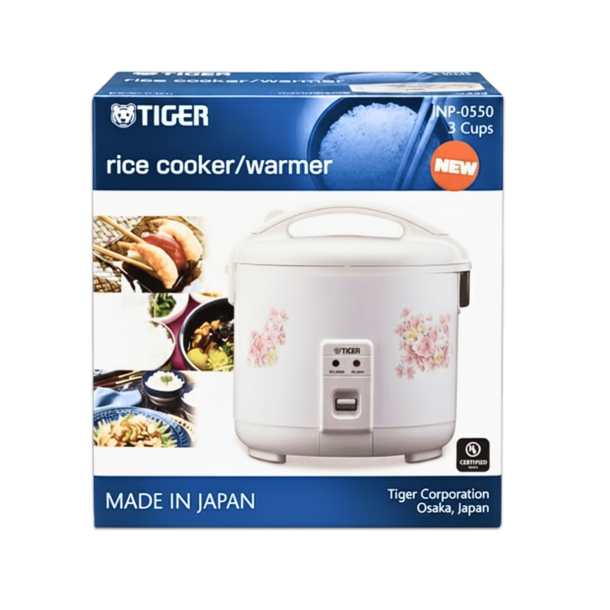 [TIGER] Rice Cooker JNP - 0550 (3 Cups) - A&E Foodstore