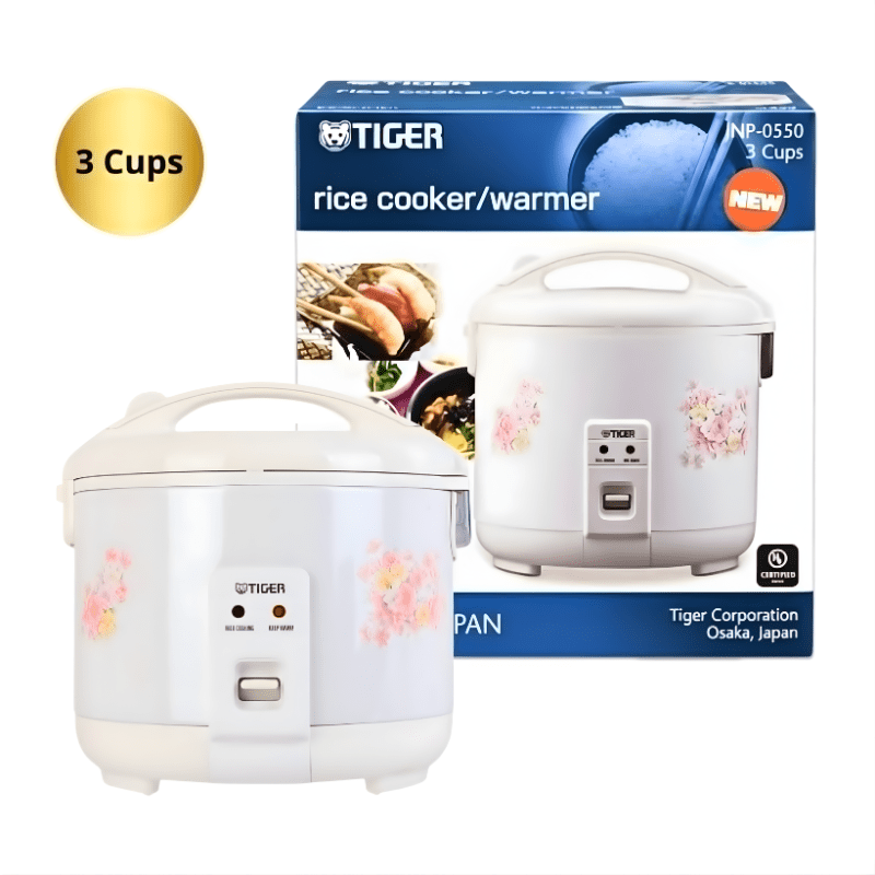 [TIGER] Rice Cooker JNP - 0550 (3 Cups) - A&E Foodstore