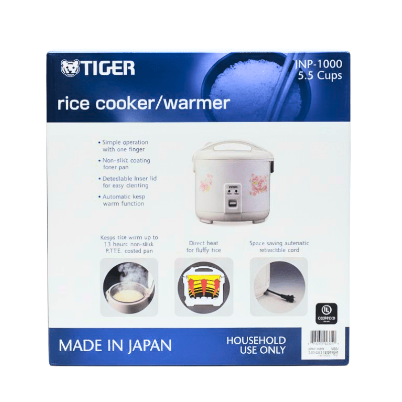 [TIGER] Rice Cooker JNP - 1000 (5.5 Cups) - A&E Foodstore