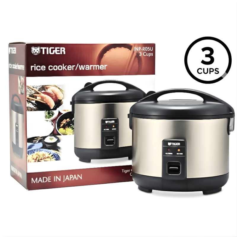 Tiger Rice Cooker Warmer JNP - S55U 3 Cups - A&E Foodstore