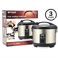 Tiger Rice Cooker Warmer JNP - S55U 3 Cups - A&E Foodstore
