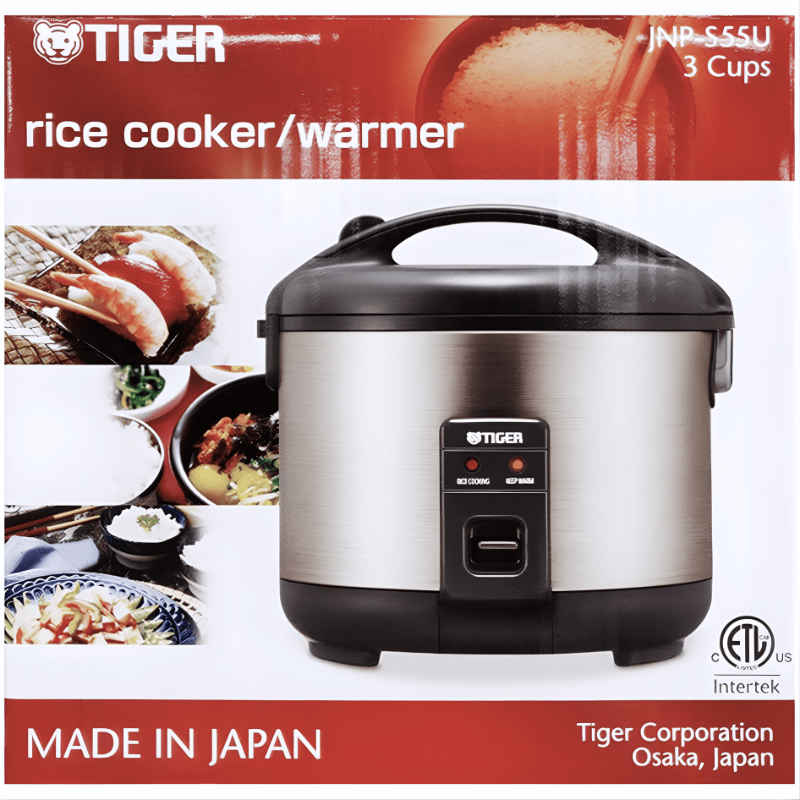 Tiger Rice Cooker Warmer JNP - S55U 3 Cups - A&E Foodstore