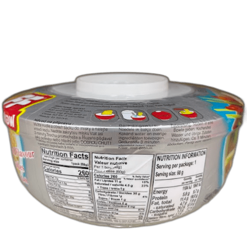 Tom Yum Seafood Creamy Flavor Instant Noodles 65g - A&E Foodstore