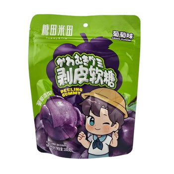 Tommy & Tim Grape Flavor Peeling Gummy 3.53oz - A&E Foodstore