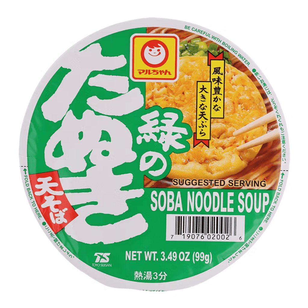 Toyo Suisan Tanuki Soba Noodle Soup 3.49oz - A&E Foodstore