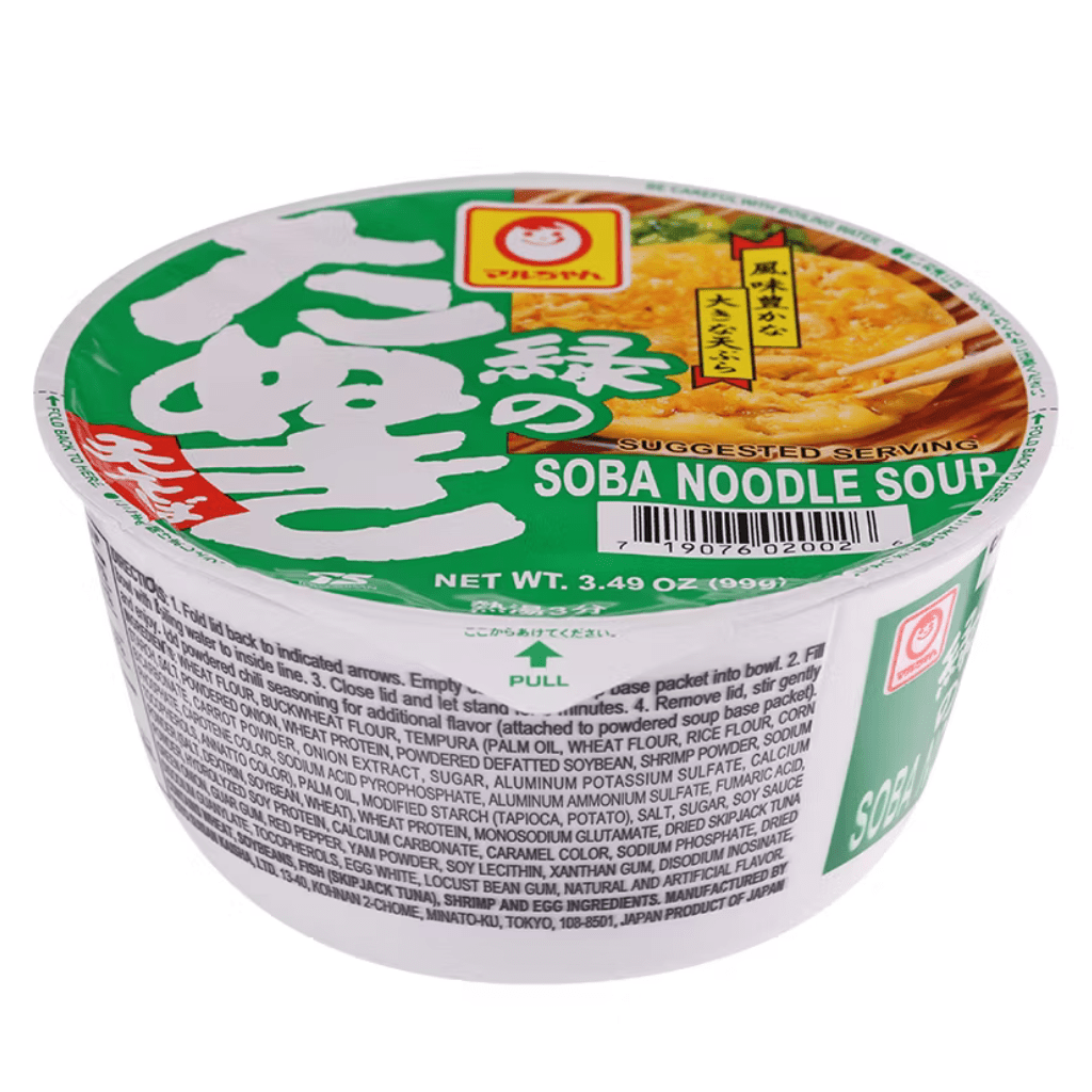 Toyo Suisan Tanuki Soba Noodle Soup 3.49oz - A&E Foodstore