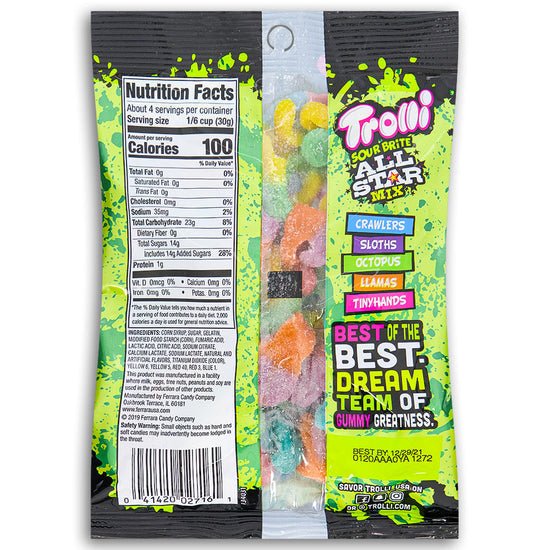 Trolli Sour Brite All Star Mix 120g - A&E Foodstore