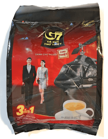 Trung Nguyen G7 3 - in - 1 Instant Premium Vietnamese Coffee 100 Servings/Satchets - A&E Foodstore