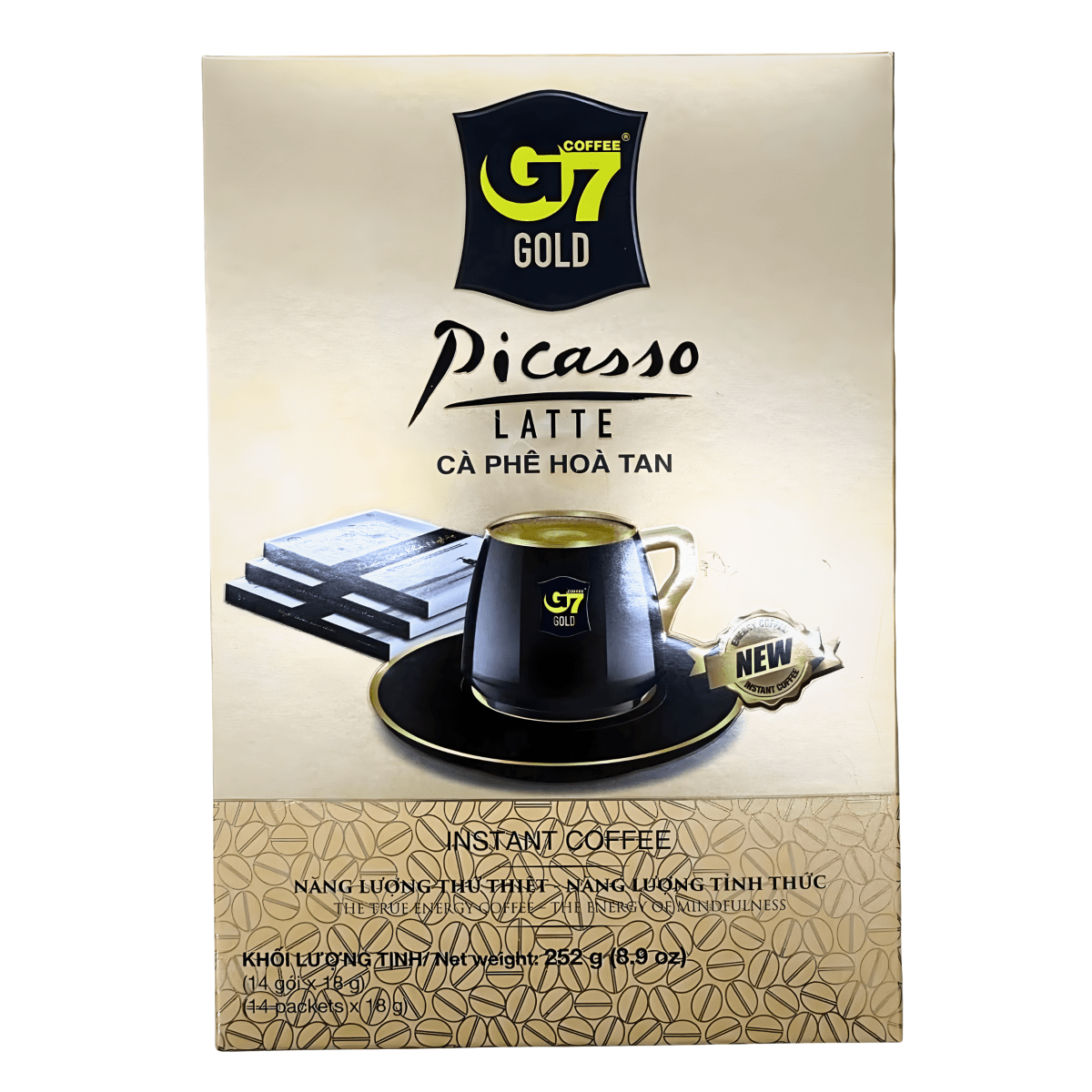 Trung Nguyen G7 Gold Picasso Latte 8.9oz - A&E Foodstore