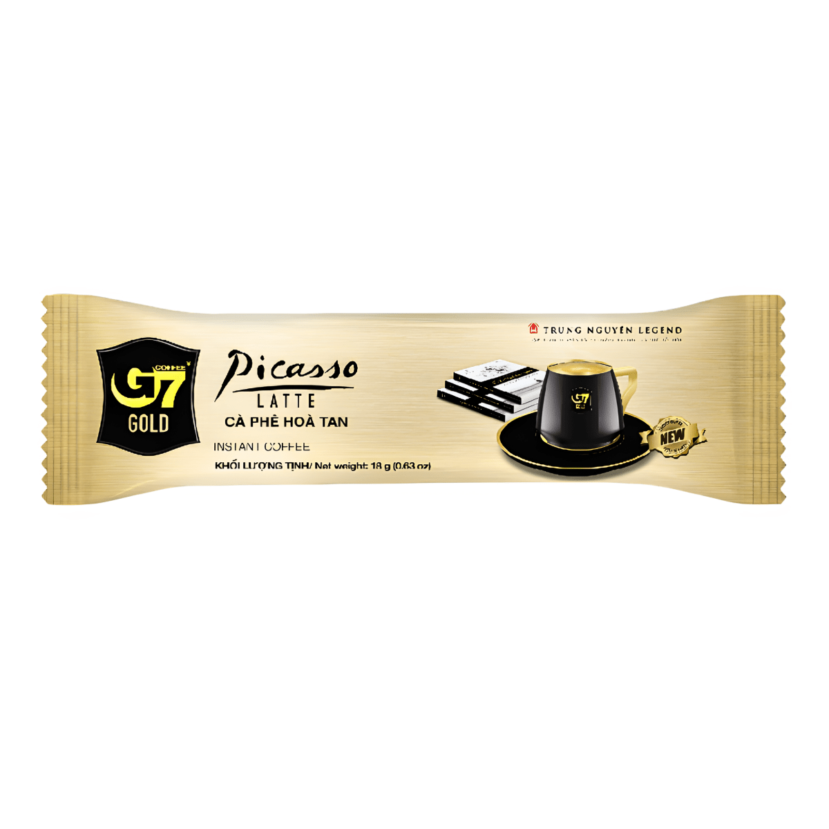 Trung Nguyen G7 Gold Picasso Latte 8.9oz - A&E Foodstore