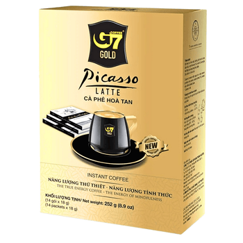 Trung Nguyen G7 Gold Picasso Latte 8.9oz - A&E Foodstore